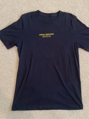 Jonas Brothers Hard Rock Live Atlantic City Men's T-Shirt L Black Short Sleeve